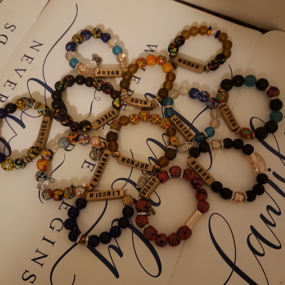 Named Beads Bangles